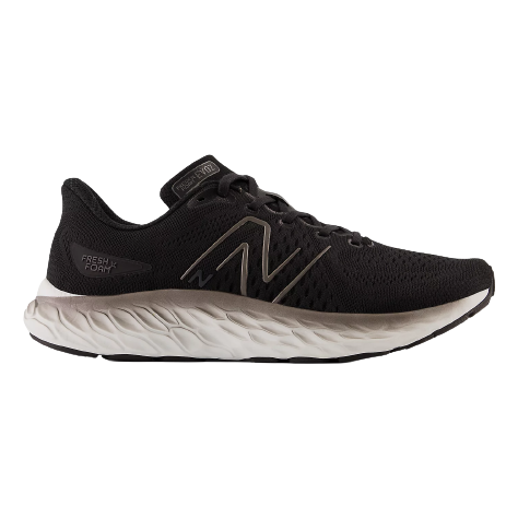 New Balance Men s Fresh Foam X EVOZ v3 Shoes Black Silver Metallic Just For Sports