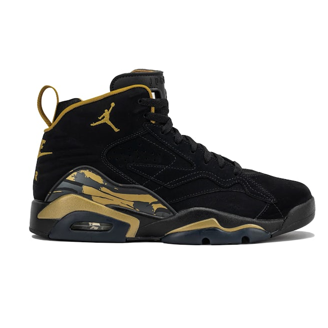 Nike Men s Jordan MVP Shoes Black Metallic Gold Just For Sports