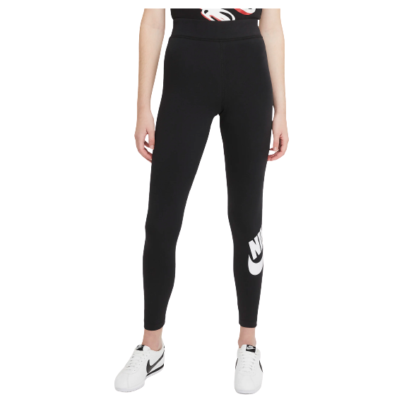 Nike Women's Sportswear Essential Leggings - Black / White