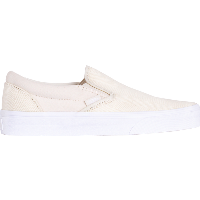 Vans Unisex Princess Paisley Classic Slip On Shoes - White Asparagus / True White