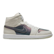 Nike Men's Jordan 1 Mid Se Phantom Iridescent Shoes - Phantom / White