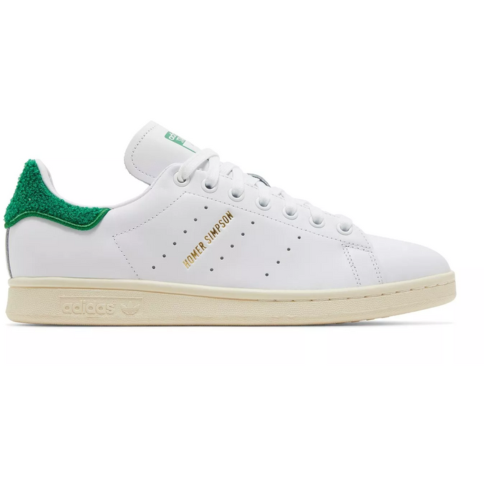 Adidas Men's Stan Smith Homer Simpson Shoes - White / Green / Gold