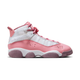 Kids' Jordan 6 Rings Shoes - Coral Chalk / White / Desert Berry