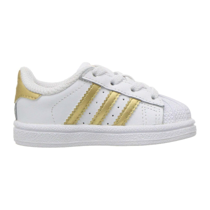 Adidas Kid's Superstar TD Shoes - White / Metallic Gold
