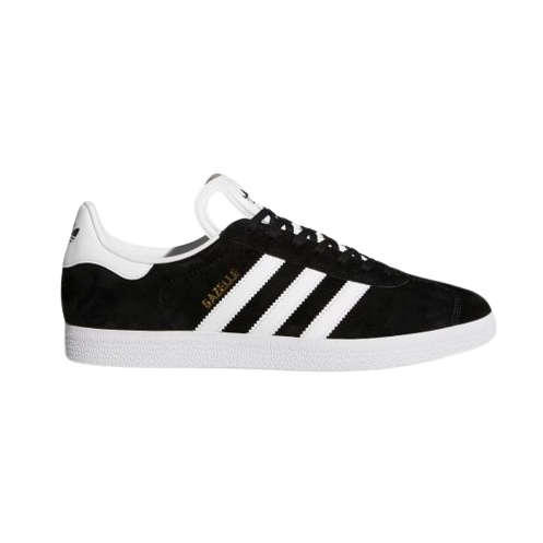 Adidas Men's Gazelle Shoes - Core Black / White / Gold Metallic Just For Sports Adidas Men's Gazelle Shoes - Core Black / White / Gold Metallic Just For Sports