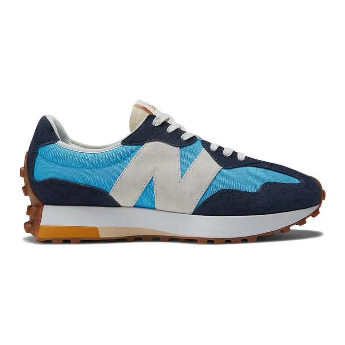 New Balance Men's 327 Shoes - Vibrant Sky / Natural Indigo / Gum