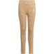 Adidas Kids' Printed Lycra Leggings - Hazy Beige / Beige Tone / White