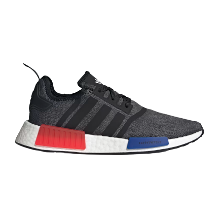 Athletic Shoe Nmd R1 Gray Red Athletic Shoe Adidas Nmd Red Blue White  Stripes Adidas Men's NMD