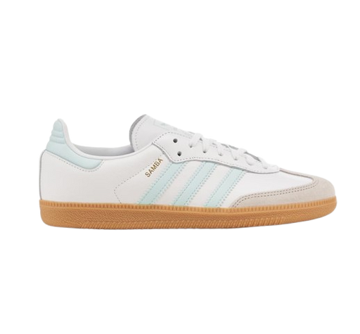 Adidas Kids' Samba Og Shoes - White / Semi Flash Aqua Just For Sports Adidas Kids' Samba Og Shoes - White / Semi Flash Aqua Just For Sports
