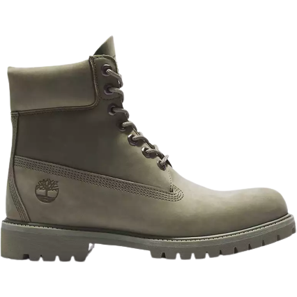 Timberland Men's Premium 6-Inch Waterproof Boots Shoes - Dark Green Nubuck