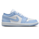 Nike Women's Air Jordan 1 Low Shoes - White / Aluminum