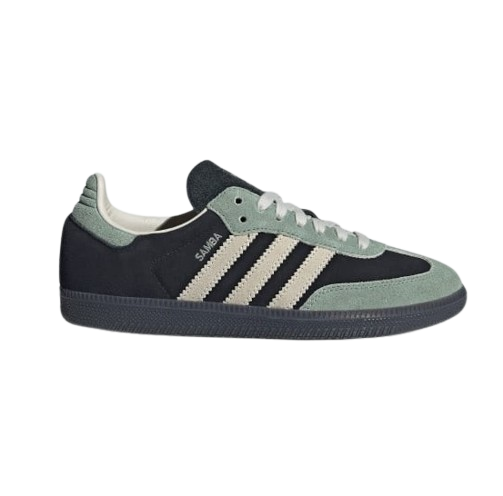 Adidas Women's Samba Og Shoes - Core Black / Alumina / Silver Green Just For Sports Adidas Women's Samba Og Shoes - Core Black / Alumina / Silver Green Just For Sports