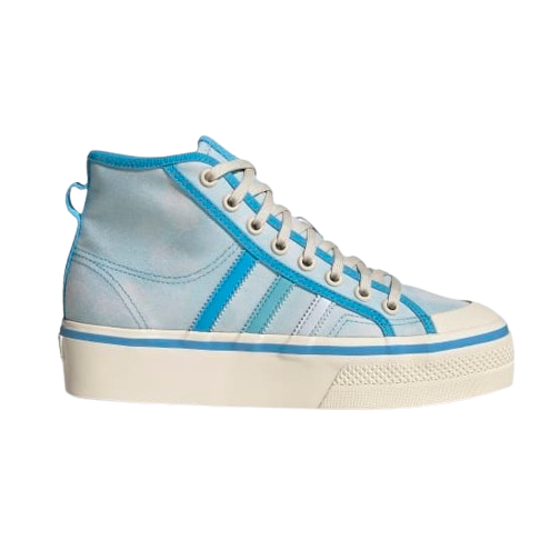 Adidas Women's Nizza Platform Mid Shoes - Almost Blue Adidas Women's Nizza Platform Mid Shoes - Almost Blue