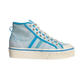 Adidas Women's Nizza Platform Mid Shoes - Almost Blue / Pantone / Wonder White