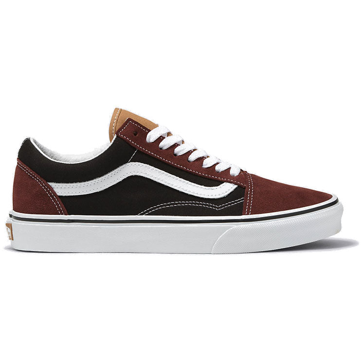 Vans Color Block Vans Men's Old Skool Color Block Shoes - Black / Brown — Just For Sports
