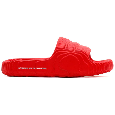 Adidas Men's Adilette 22 Slides - Red / White