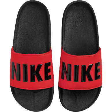 Nike Men's Offcourt Slides - Black / University Red