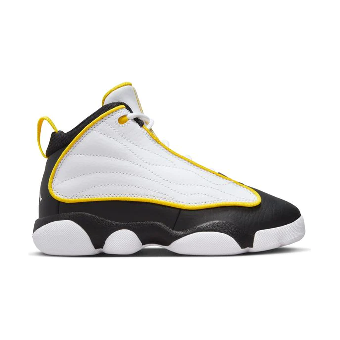 Nike Kid s Jordan Pro Strong Shoes White Black Tour Yellow Just For Sports