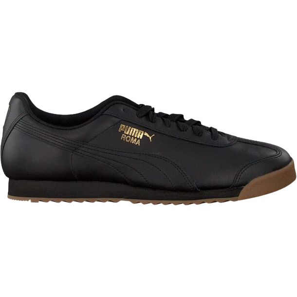 Puma Men s Roma Classic Shoes Black Gum Just For Sports