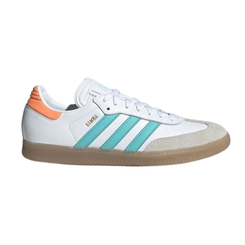 Adidas Men's Samba Inter Miami CF Indoor Soccer Shoes - White / Easy M ...