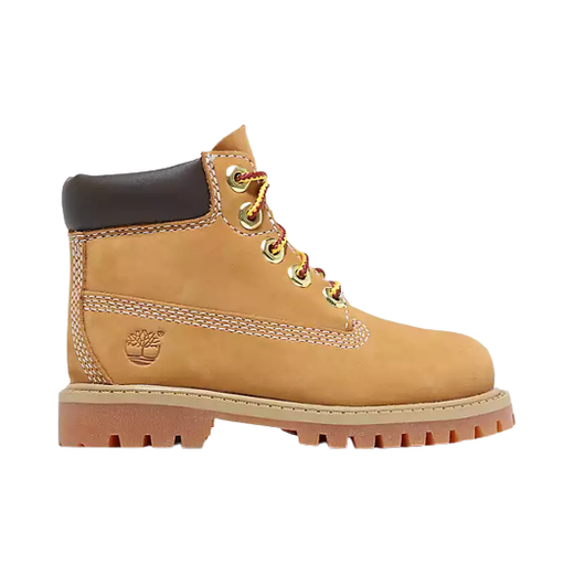 Timberland Kid's Premium 6 Inch Waterproof TD Boot Shoes - Wheat Nubuck