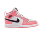 Nike Kids' Jordan 1 Mid Pink Gaze Shoes - Pink Gaze / Pearl Pink / White - Just For Sports