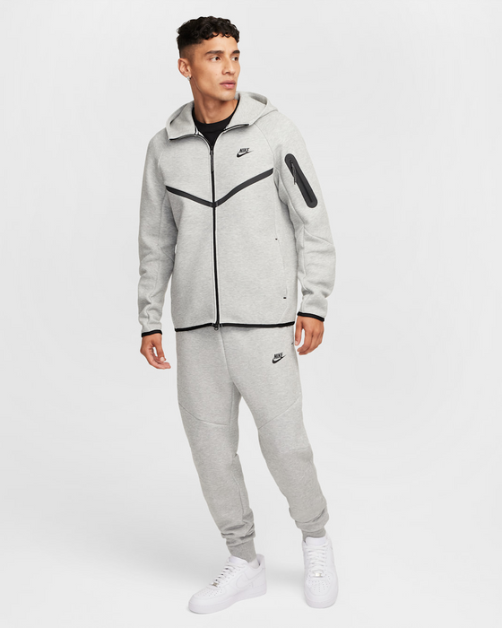 Nike Men's Tech Fleece Joggers - Dark Grey Heather / Black - Just For Sports