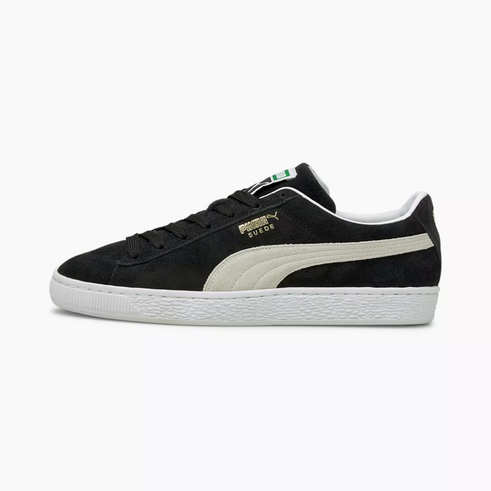 Puma Men's Suede Classic 21 Shoes - Black / White