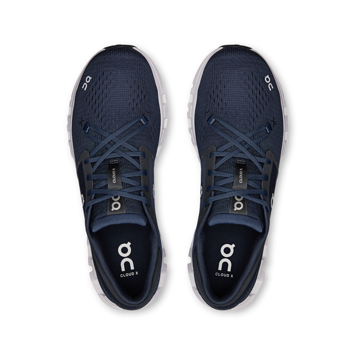 On Running Men's Cloud X 4 Shoes - Ink / Ivory - Just For Sports