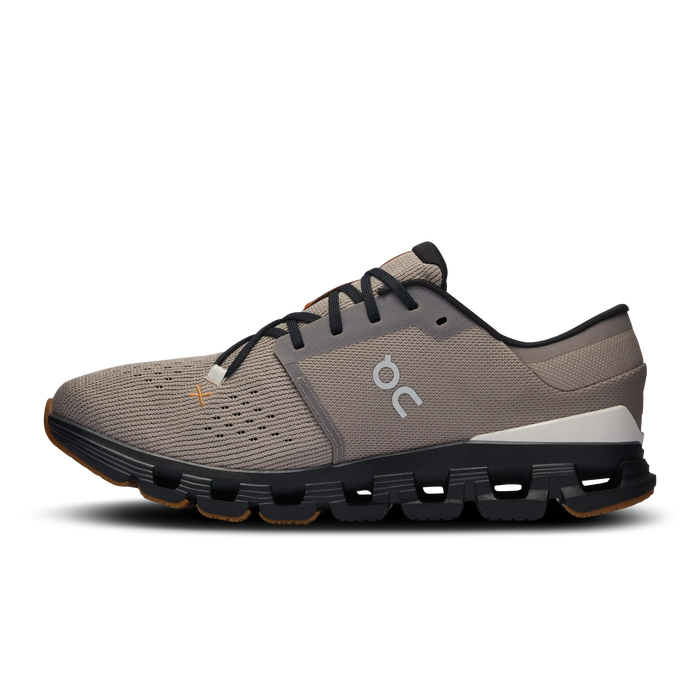 On Running Men's Cloud X 4 Shoes - Fog / Black