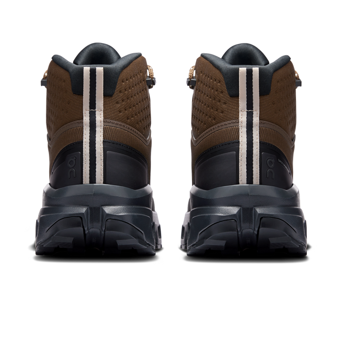 On Running Men's Cloudrock Mid Waterproof Shoes - Earth / Black