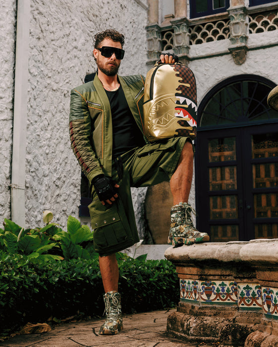 Sprayground Golden Dynasty Backpack Bag - Just For Sports