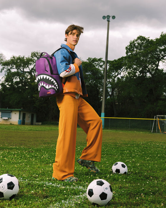 Sprayground Shark Central Bubble Shark (Prple) Backpack Bag - Just For Sports