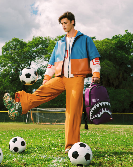 Sprayground Shark Central Bubble Shark (Prple) Backpack Bag - Just For Sports