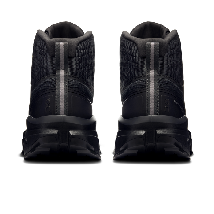 On Running Men's Cloudrock Mid Waterproof Shoes - Black / Black