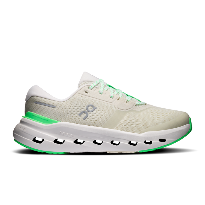 On Running Women's Cloudrunner 3 Wide Shoes - Ghost / Verdite