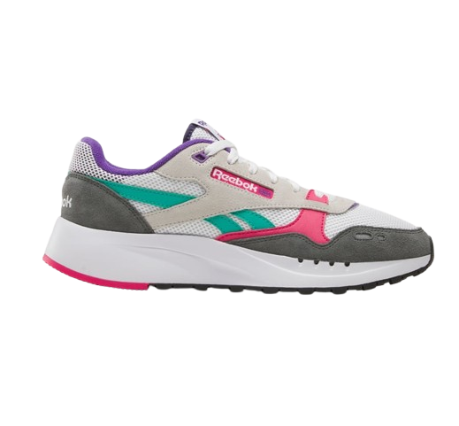 Reebok Men's Classic Leather Shoes - Black / White / Pink - Just For Sports
