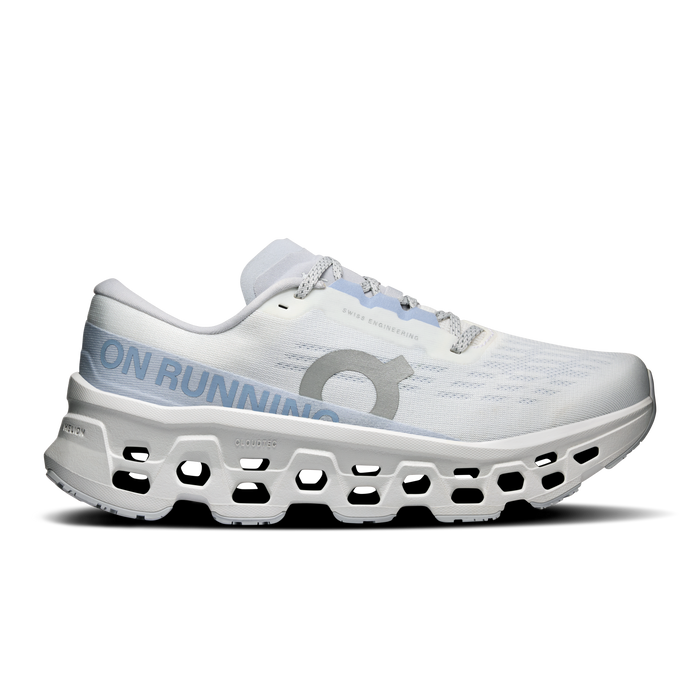 On Running Women's Cloudmonster 3 Shoes - White / Frost