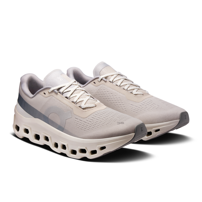 On Running Men's Cloudmonster 1 Shoes - Pearl / Ivory - Just For Sports