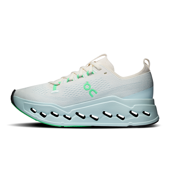 On Running Women's Cloudsurfer Max Shoes - Ivory / Flurry