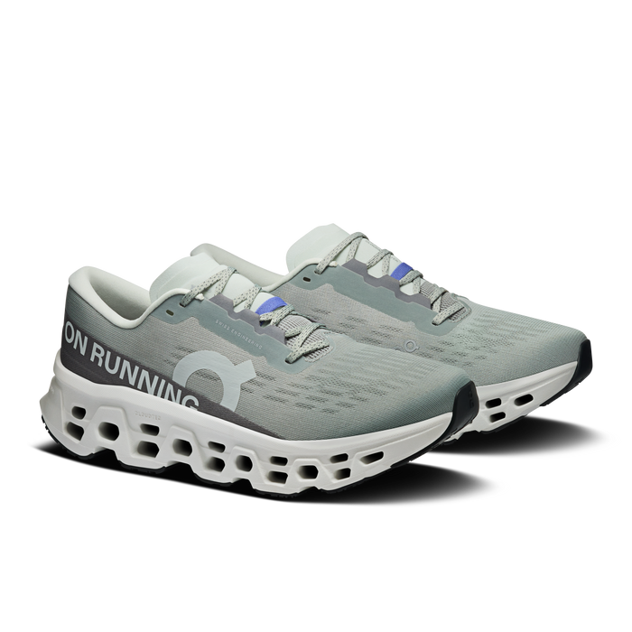 On Running Men's Cloudmonster 3 Shoes - Tin / Ivory - Just For Sports