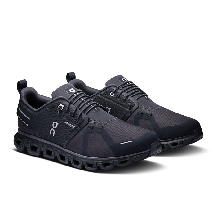 On Running Men's Cloud 6 Waterproof Shoes - Black / Black - Just For Sports