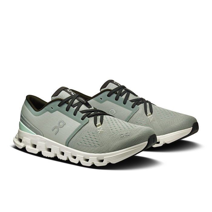On Running Men's Cloud X 4 Shoes - Tin / Iceberg