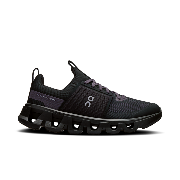 On Running Kids' Cloudswift Youth Shoes - Black / Eclipse