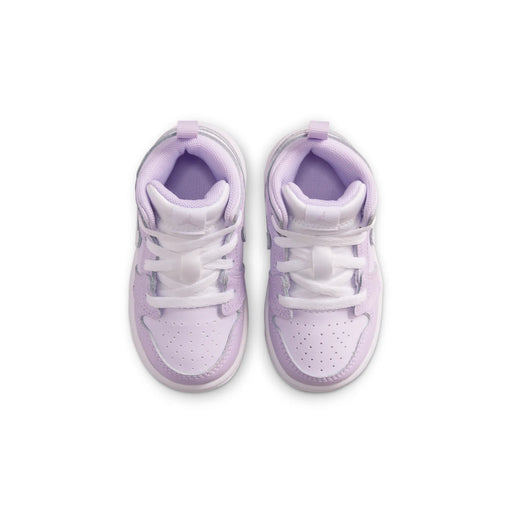 Nike Kids' Jordan 1 Mid Shoes - Violet Mist / Barely Grape / White - Just For Sports