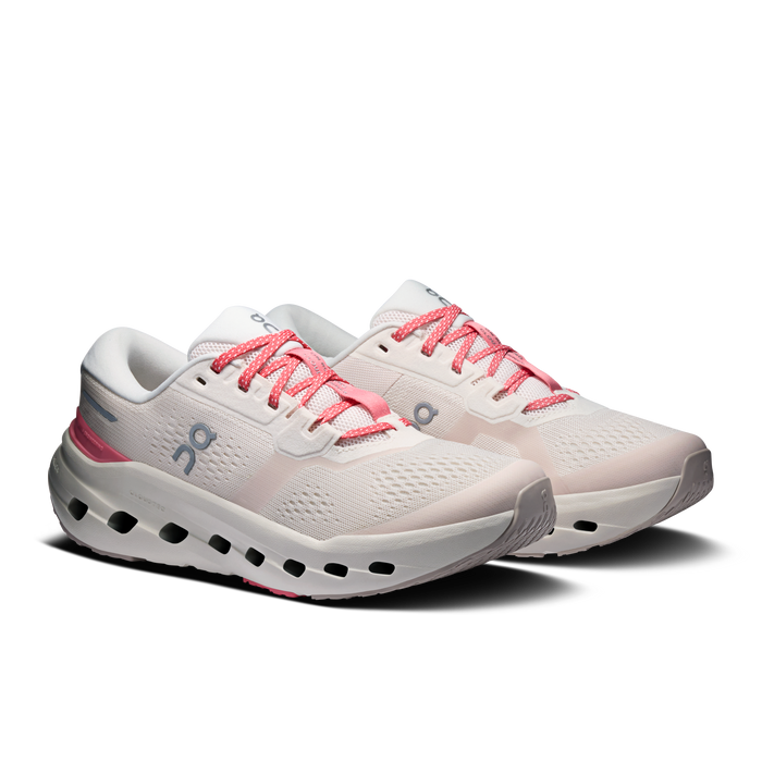 On Running Women's Cloudrunner 3 Shoes - Oyster / Camellia