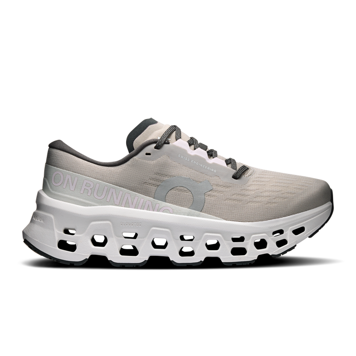 On Running Women's Cloudmonster 3 Shoes - Truffle / Ivory