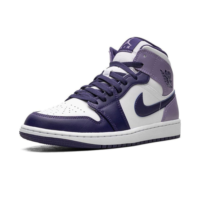 Nike Men s Air Jordan 1 Mid Shoes Sky J Blueberry White Light Purple