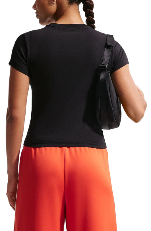 Nike Women's Sportswear Chill Knit Slim Cropped T-Shirt Apparel - Black - Just For Sports