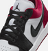 Nike Women's Jordan 1 Low Se Velvet Black Toe Shoes - Black / White / Team Red / Black - Just For Sports